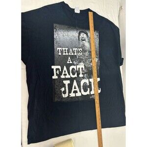 Gildan Men's Duck Dynasty That's a Fact Jack T-Shirt 2XL Black